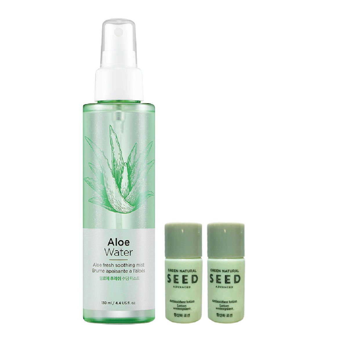gift-xit-khoang-duong-am-thefaceshop-aloe-water-130ml-2-sua-duong-chong-oxy-hoa-da-green-natural-seed-anti-oxid-lotion-5ml-1