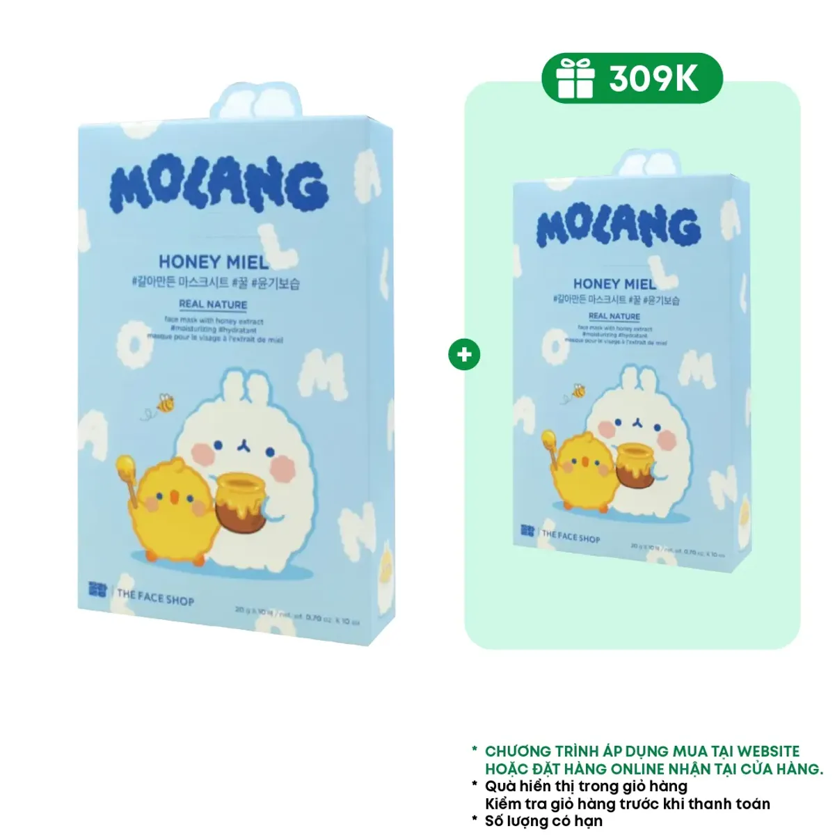 phien-ban-gioi-han-x-molang-set-10-mat-na-giay-phuc-hoi-am-toi-uu-the-face-shop-real-nature-honey-face-mask-20mlx10-1