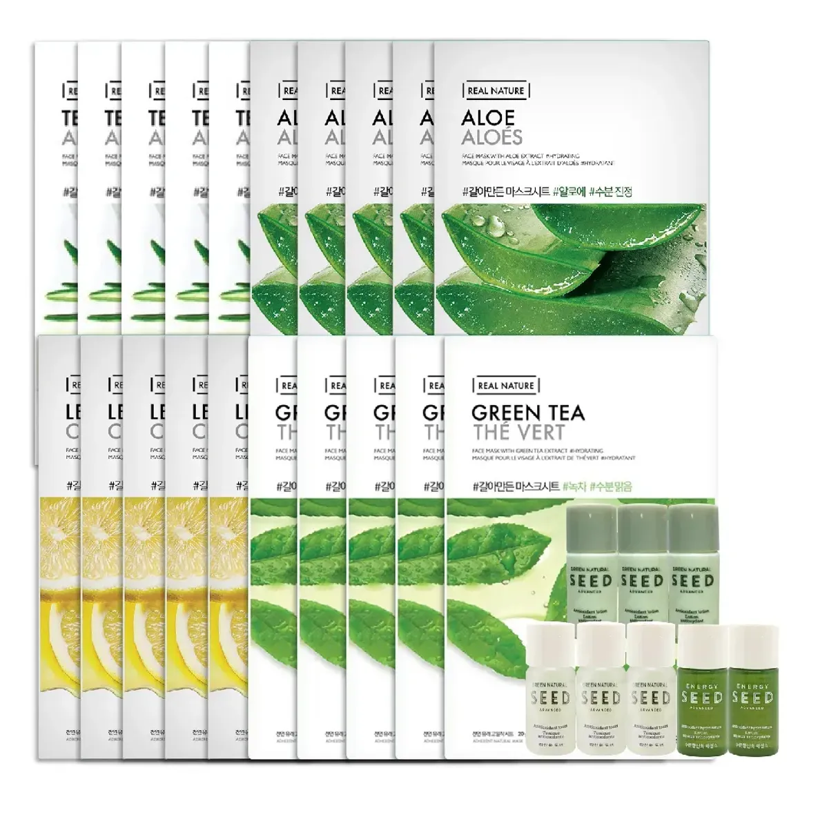 combo-mat-na-mix-ngua-mun-real-nature-va-bo-duong-am-da-1