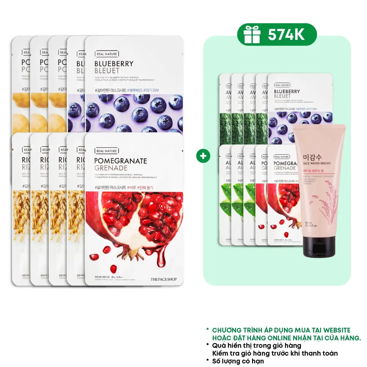 combo-mat-na-lam-sang-danh-cho-da-xin-mau-the-face-shop-real-nature-20g-mix-nhieu-loai-sua-rua-mat-gao-100ml-1