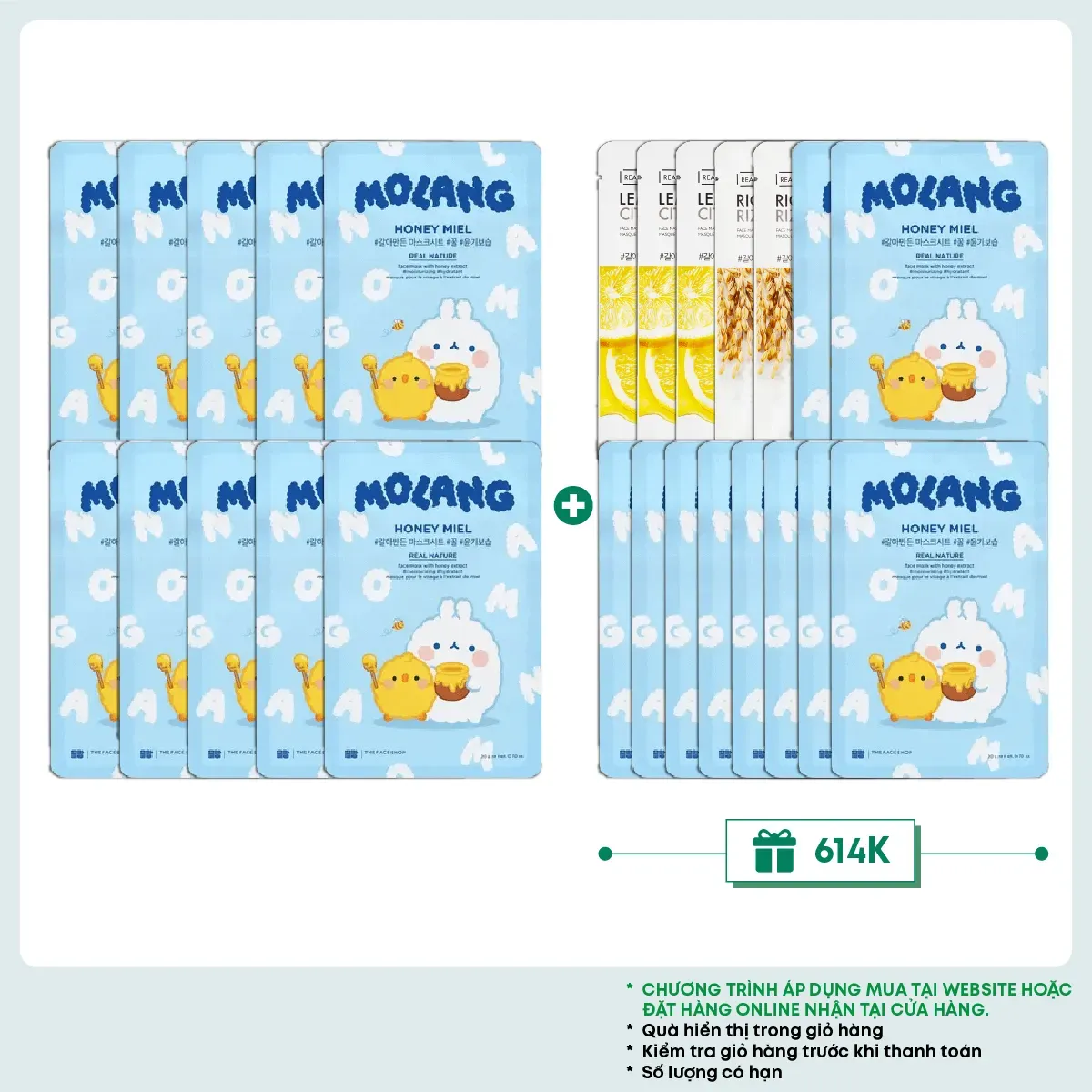 phien-ban-gioi-han-x-molang-set-10-mat-na-giay-phuc-hoi-am-toi-uu-the-face-shop-real-nature-honey-face-mask-20mlx10-1