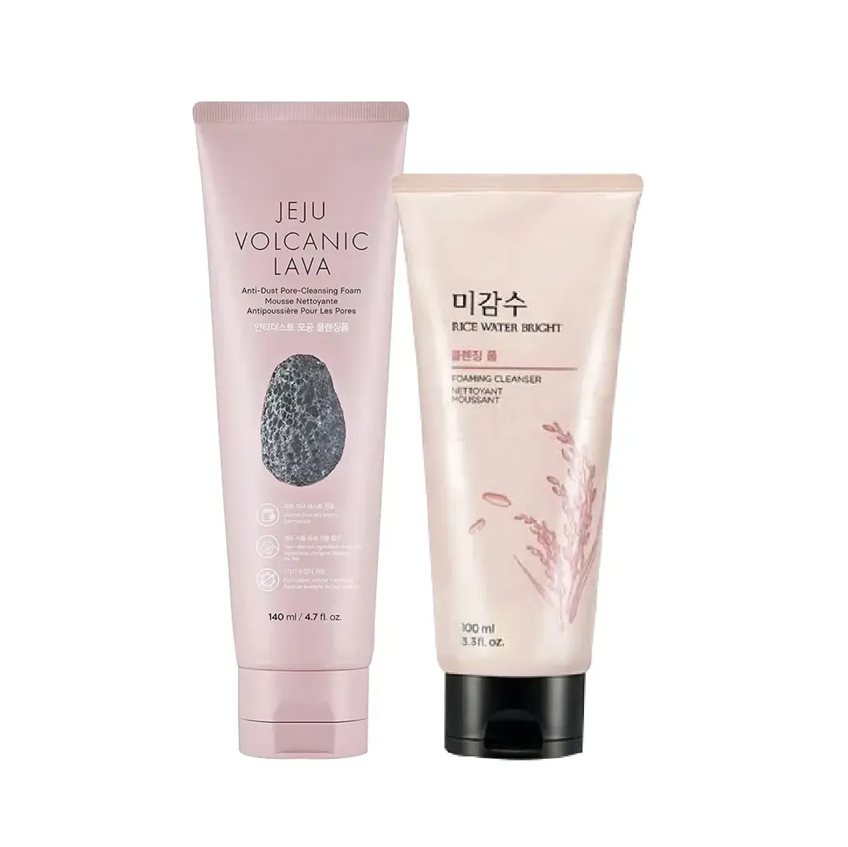 combo-sua-rua-mat-lam-sach-lo-chan-long-thefaceshop-jeju-volcanic-lava-anti-dust-pore-cleansing-foam-140ml-1