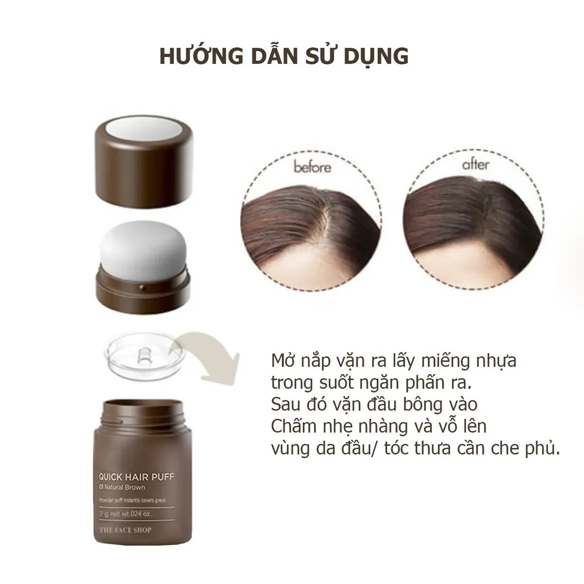 phan-che-khuyet-diem-toc-the-face-shop-quick-hair-puff-7g-6