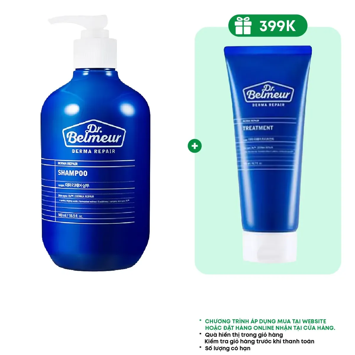 Dr.Belmeur Derma Repair Shampoo 500ml