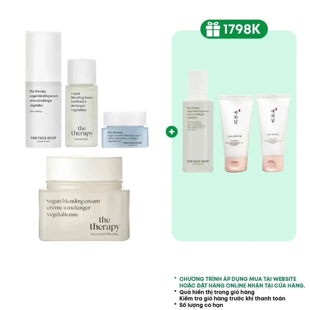 combo-kem-duong-thuan-chay-chong-lao-hoa-the-face-shop-the-therapy-1