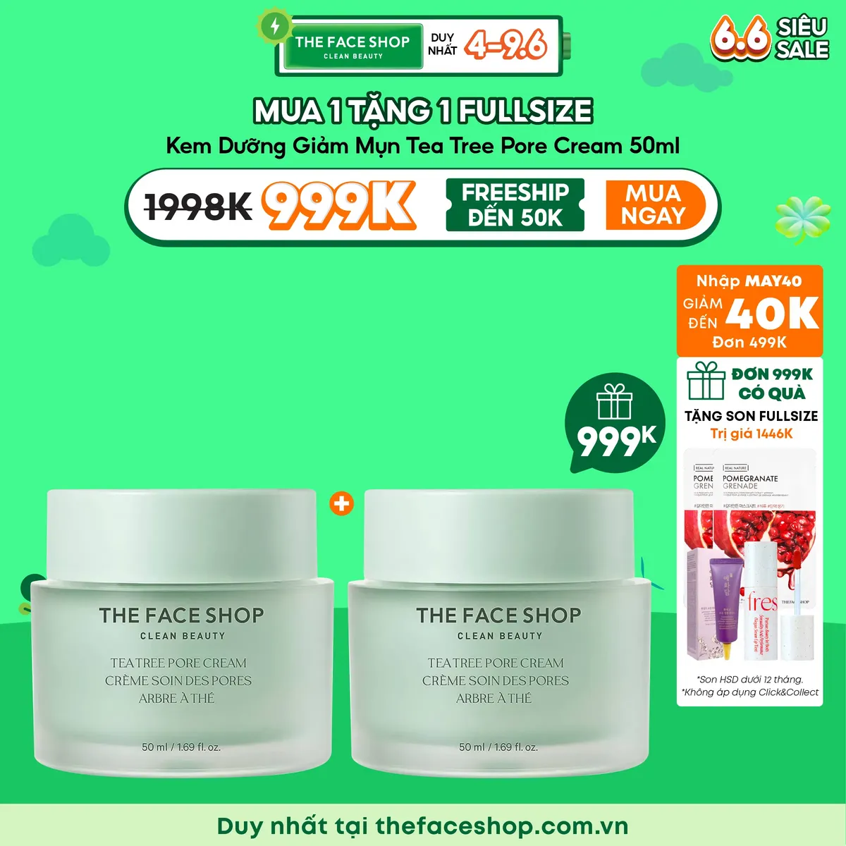 kem-duong-the-face-shop-ngan-ngua-mun-tea-tree-pore-cream-50ml-1
