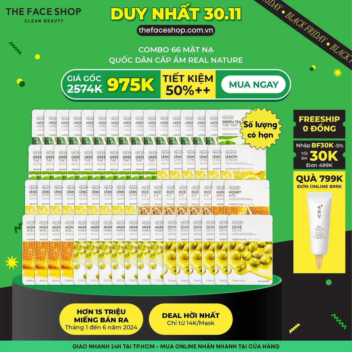 combo-66-mat-na-mix-nhieu-loai-cham-soc-da-toan-dien-the-face-shop-1