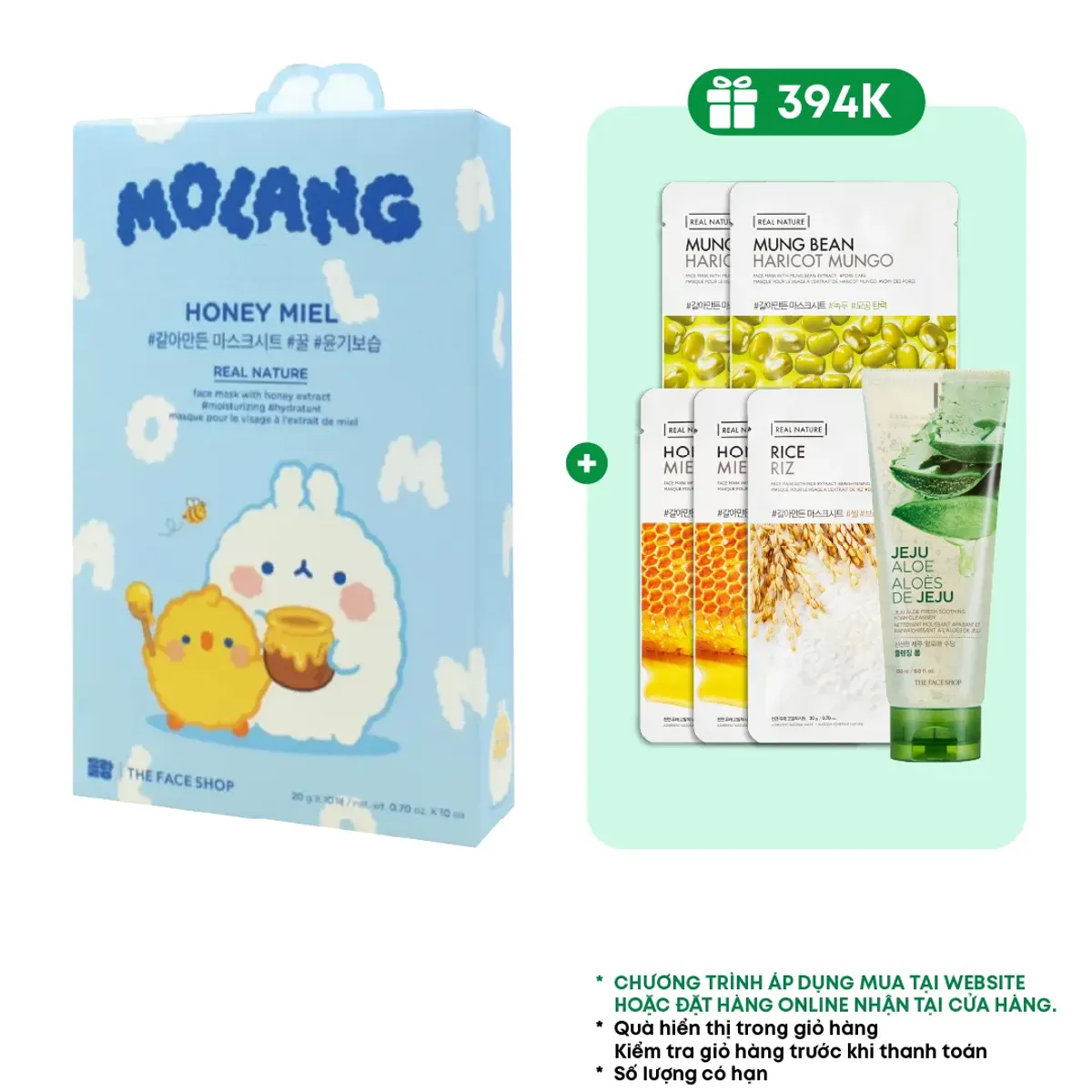 phien-ban-gioi-han-x-molang-set-10-mat-na-giay-phuc-hoi-am-toi-uu-the-face-shop-real-nature-honey-face-mask-20mlx10-1