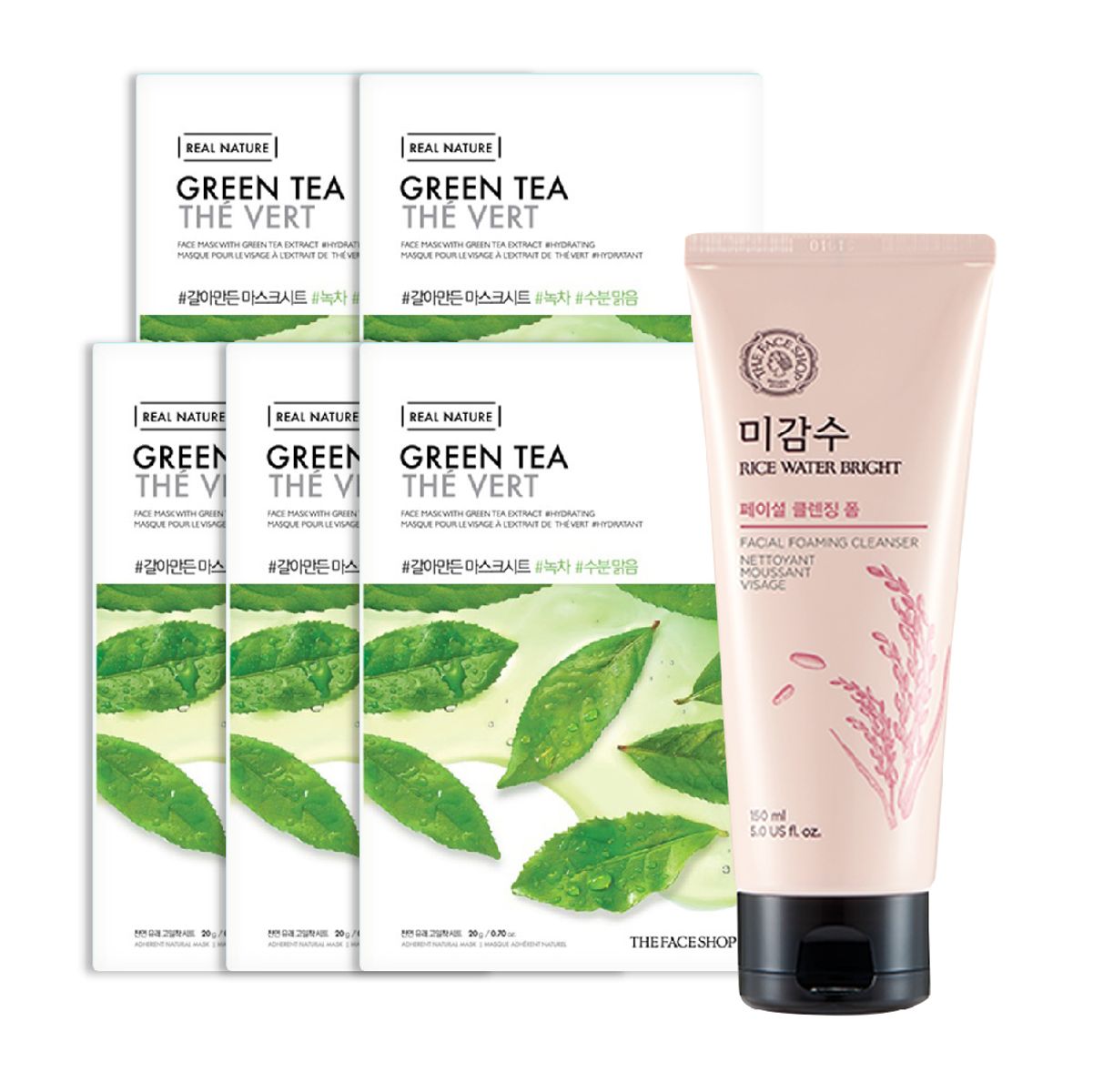 gift-combo-mat-na-thanh-loc-da-green-tea-sua-rua-mat-rice-water-bright-1
