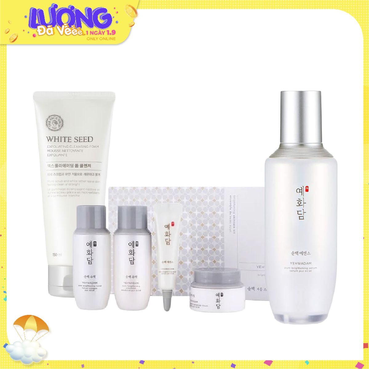 combo-tinh-chat-duong-sang-trang-da-yehwadam-pure-brightening-serum-3pc-1