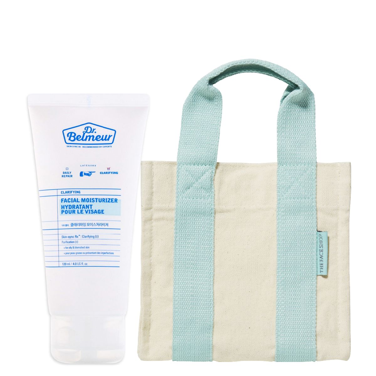 gift-sua-duong-dr-belmeur-clarifying-facial-moisturizer-tui-yehwadam-tumbler-bag-1-1