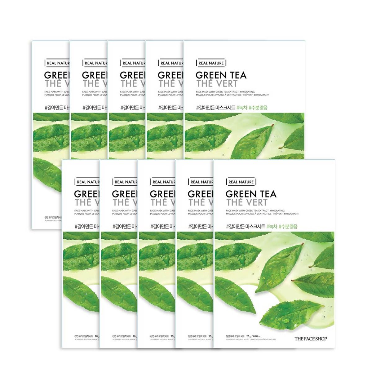 gift-combo-10-mat-na-giay-thanh-loc-da-thefaceshop-real-nature-green-tea-1