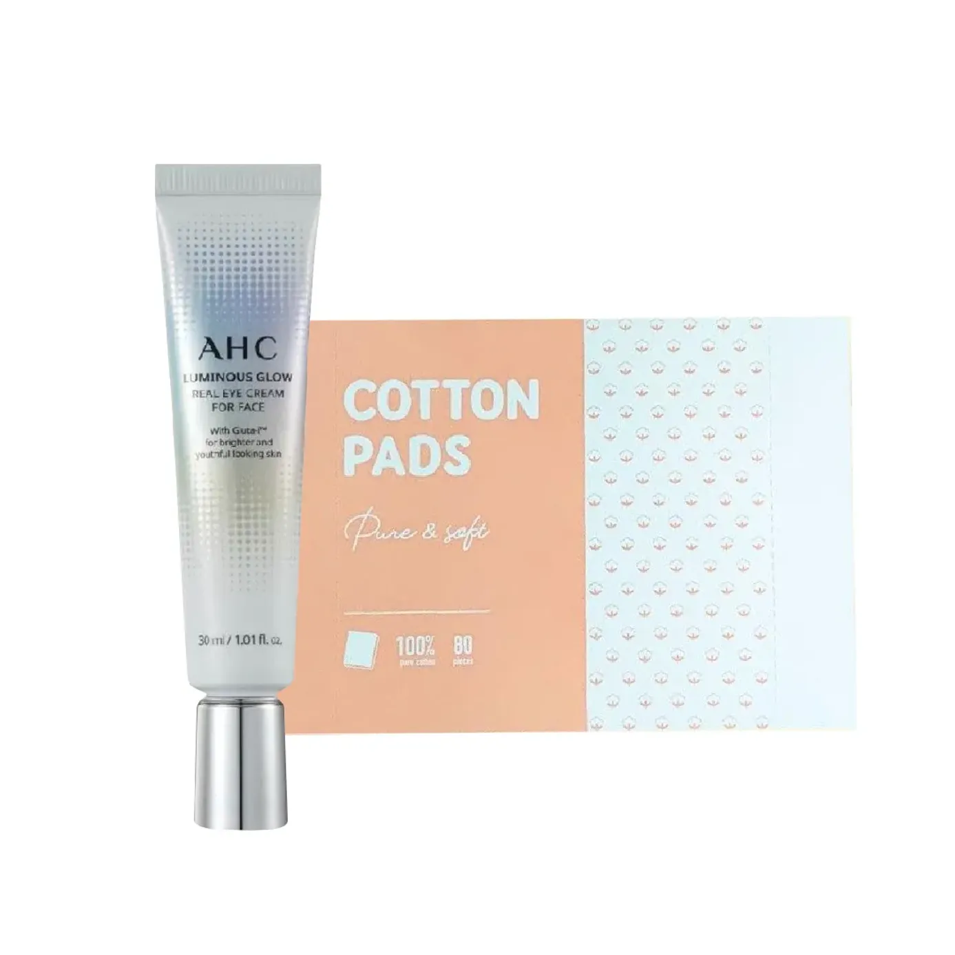 Combo Kem Mắt Làm Sáng Da AHC Luminous Glow Real Eye Cream For Face 30Ml