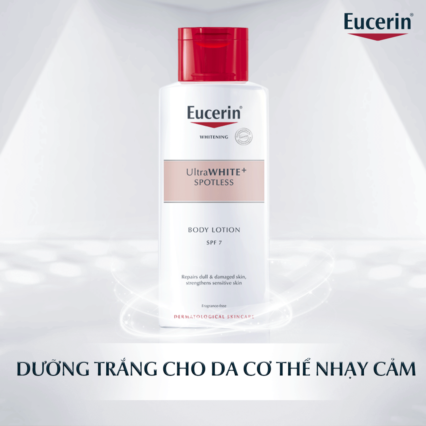 Sữa Dưỡng Thể Trắng Da Nhạy Cảm Eucerin White Therapy Clinical