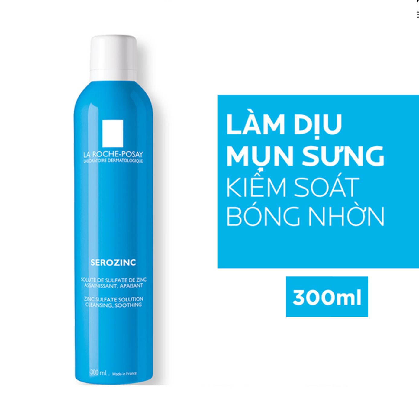 Nước Xịt Khoáng Cho Da Dầu Mụn La RochePosay Serozinc Zinc Sulfate