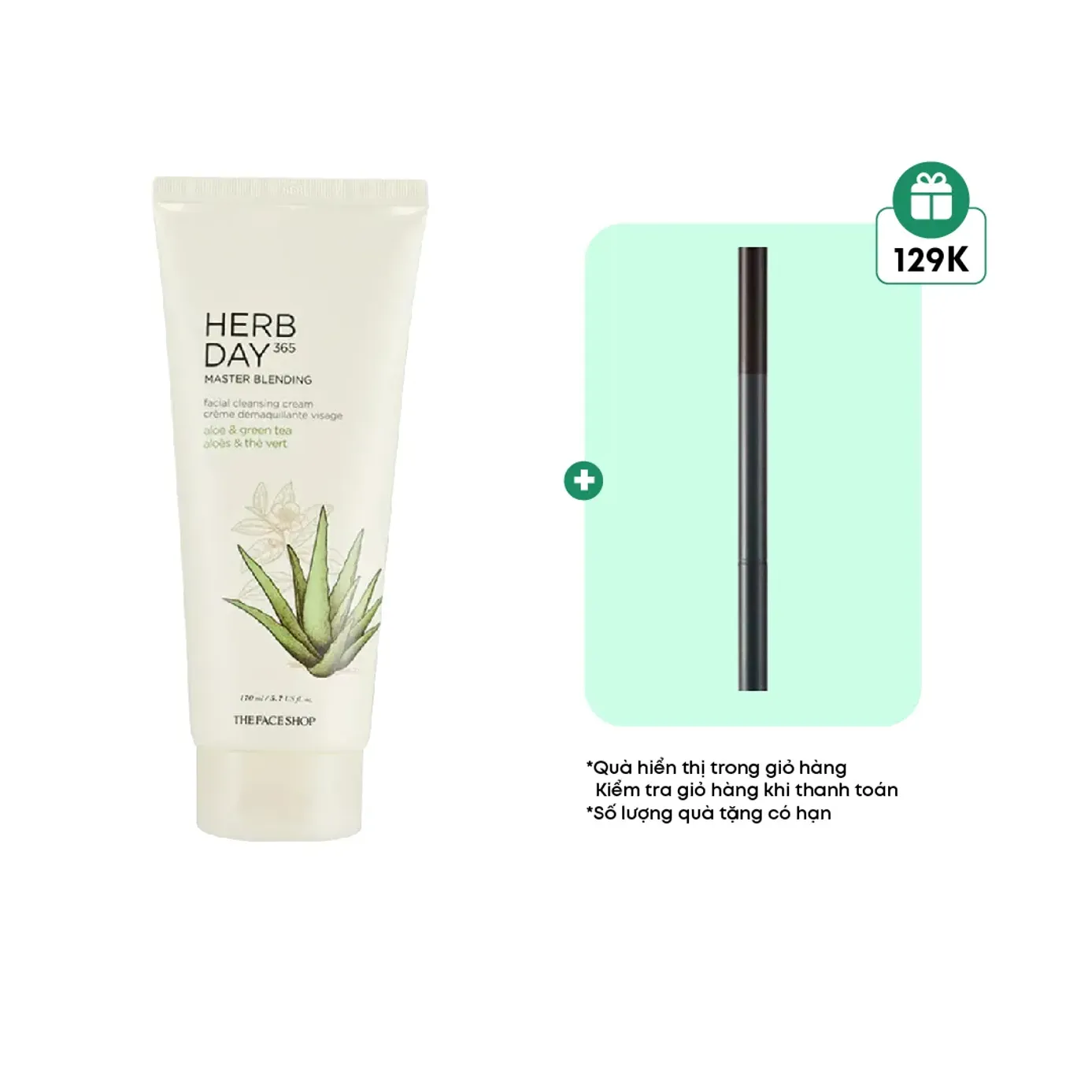 Kem Tẩy Trang THE FACE SHOP Herb Day 365 Master Blending Facial