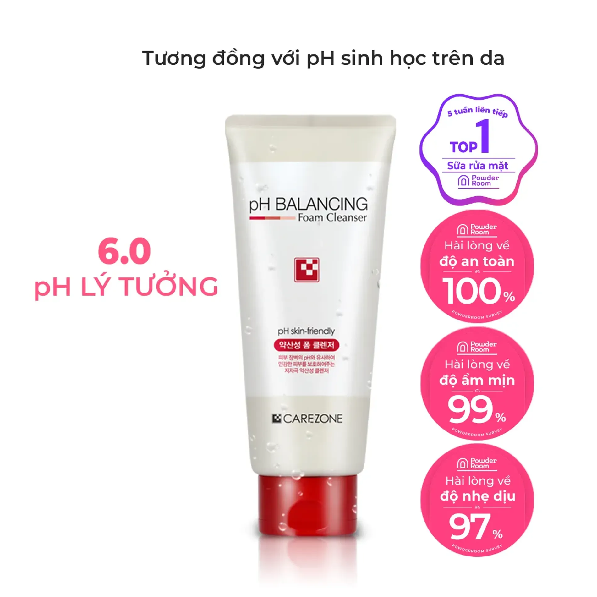 sua-rua-mat-carezone-can-bang-da-ph-balancing-foam-cleanser-330ml-3