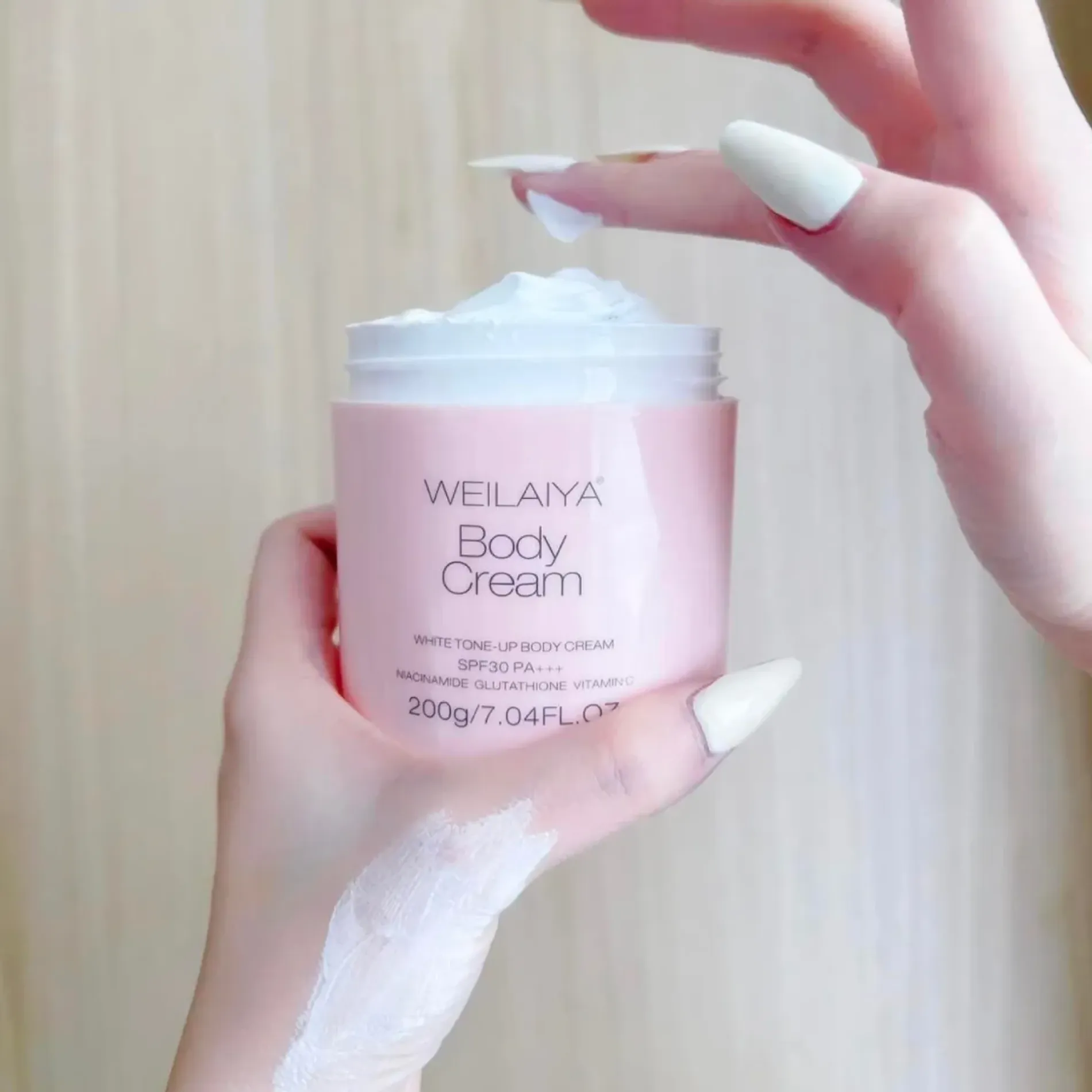 kem-duong-the-sang-da-nang-tong-weilaiya-white-tone-up-body-cream-200g-4