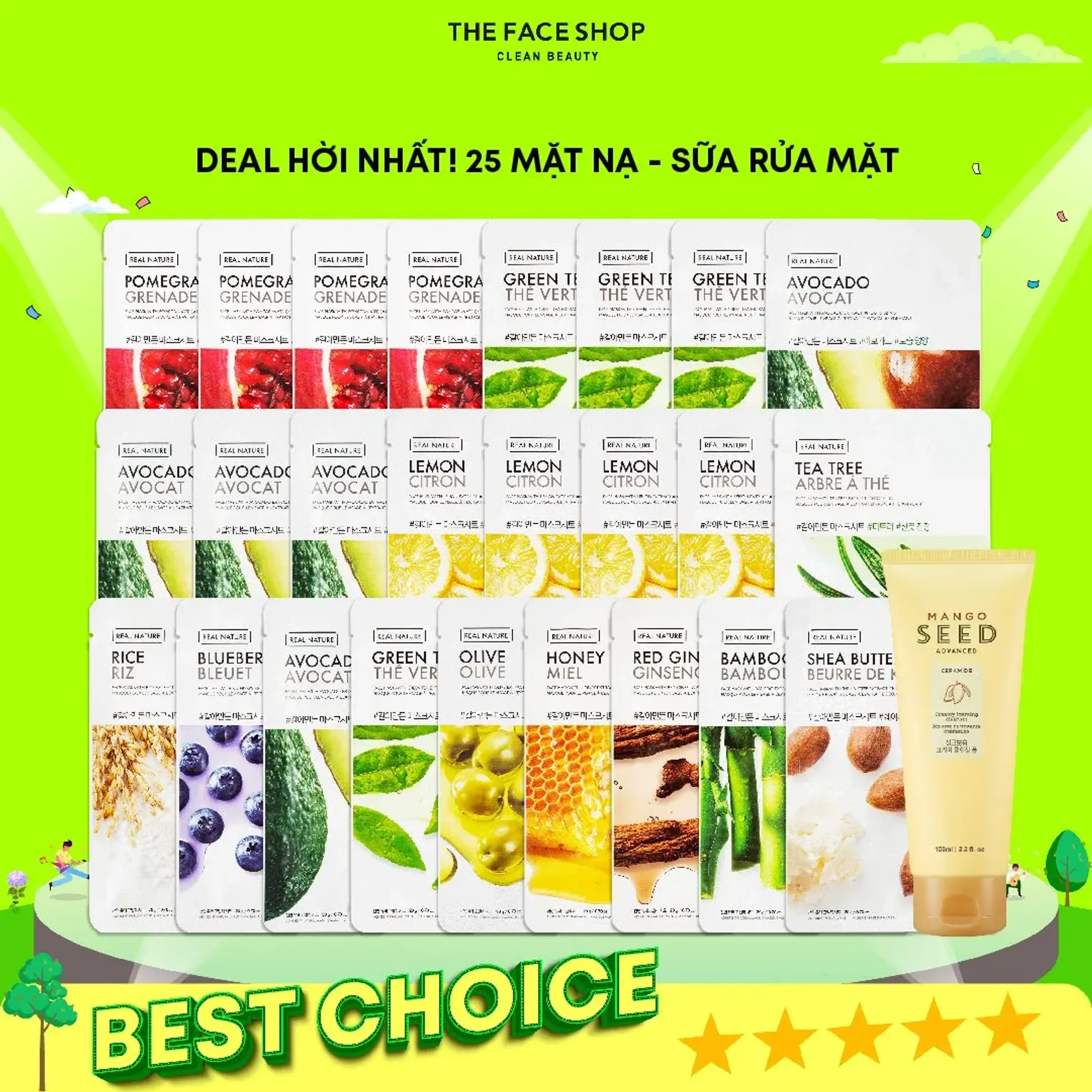 t36-deal-hoi-nhat-combo-25-mat-na-duong-da-quoc-dan-real-nature-20g-1-sua-rua-mat-duong-am-mango-seed-creamy-100ml-2-sample-1