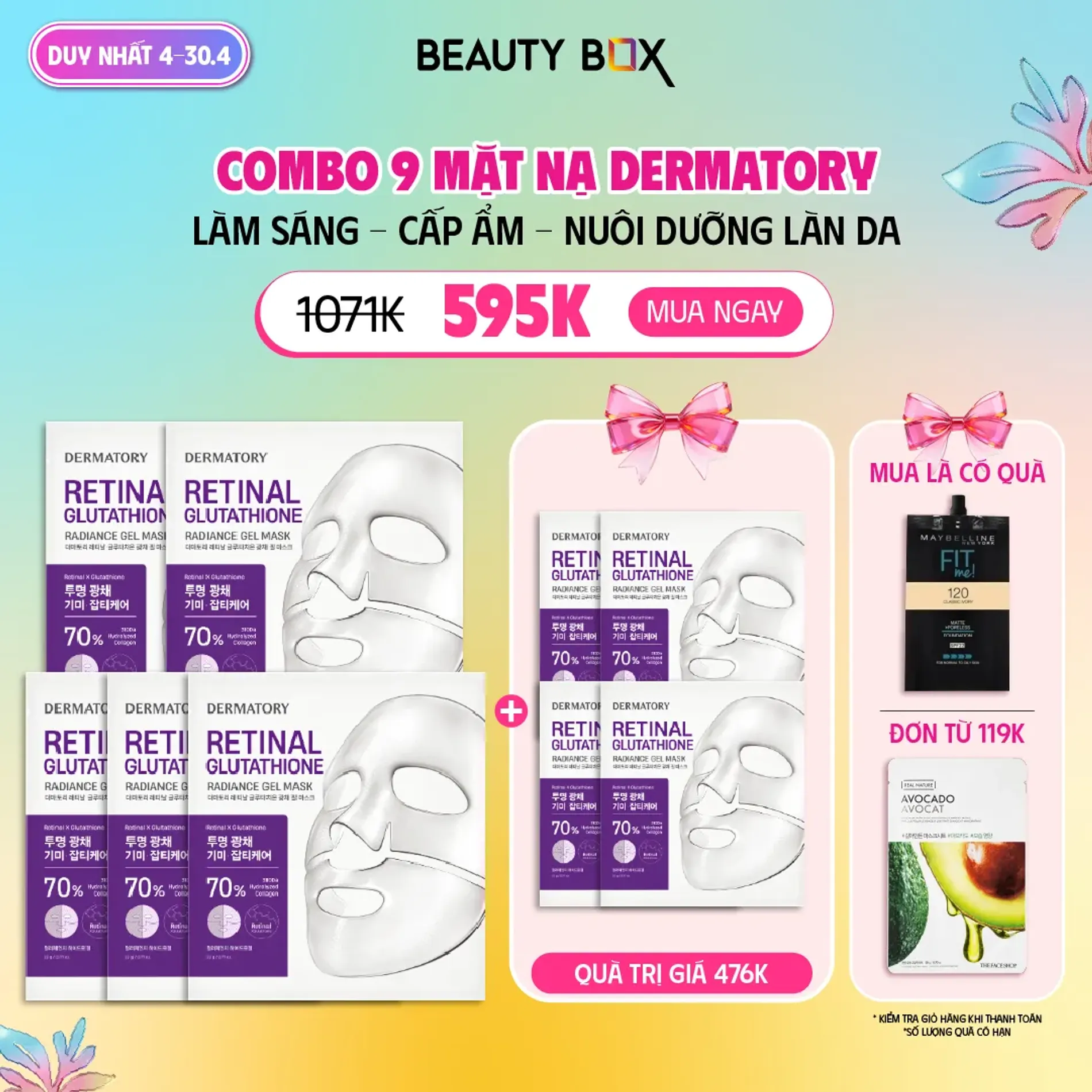 set-3-mat-na-duong-da-sang-cang-muot-dermatory-retinal-glutathione-radiance-gel-mask-1