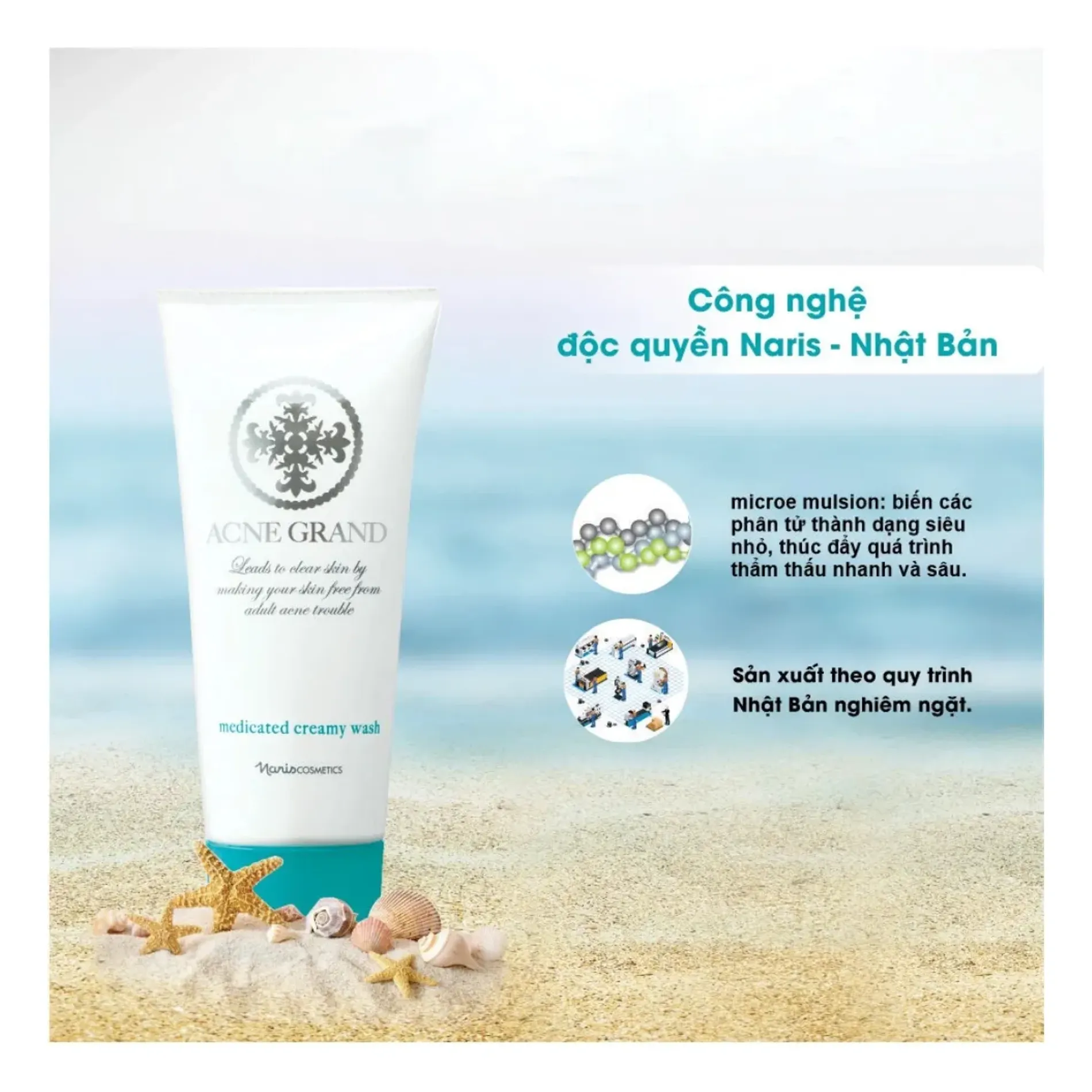 sua-rua-mat-naris-cho-da-dau-va-mun-acne-grand-medicated-creamy-wash-100g-2