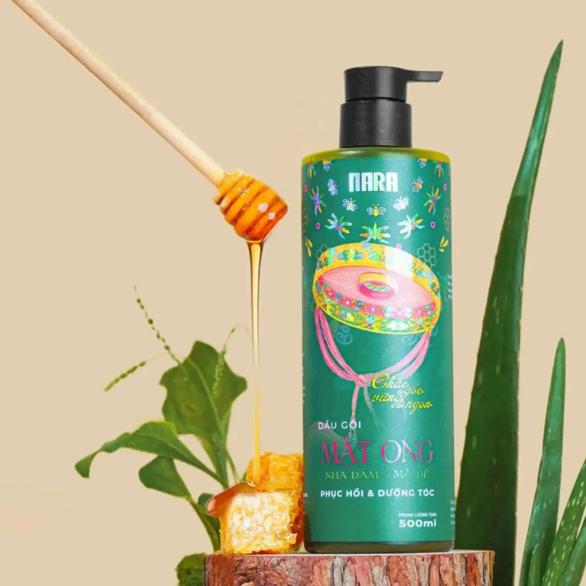 dau-goi-nara-honey-shampoo-with-aloe-vera-plantain-2