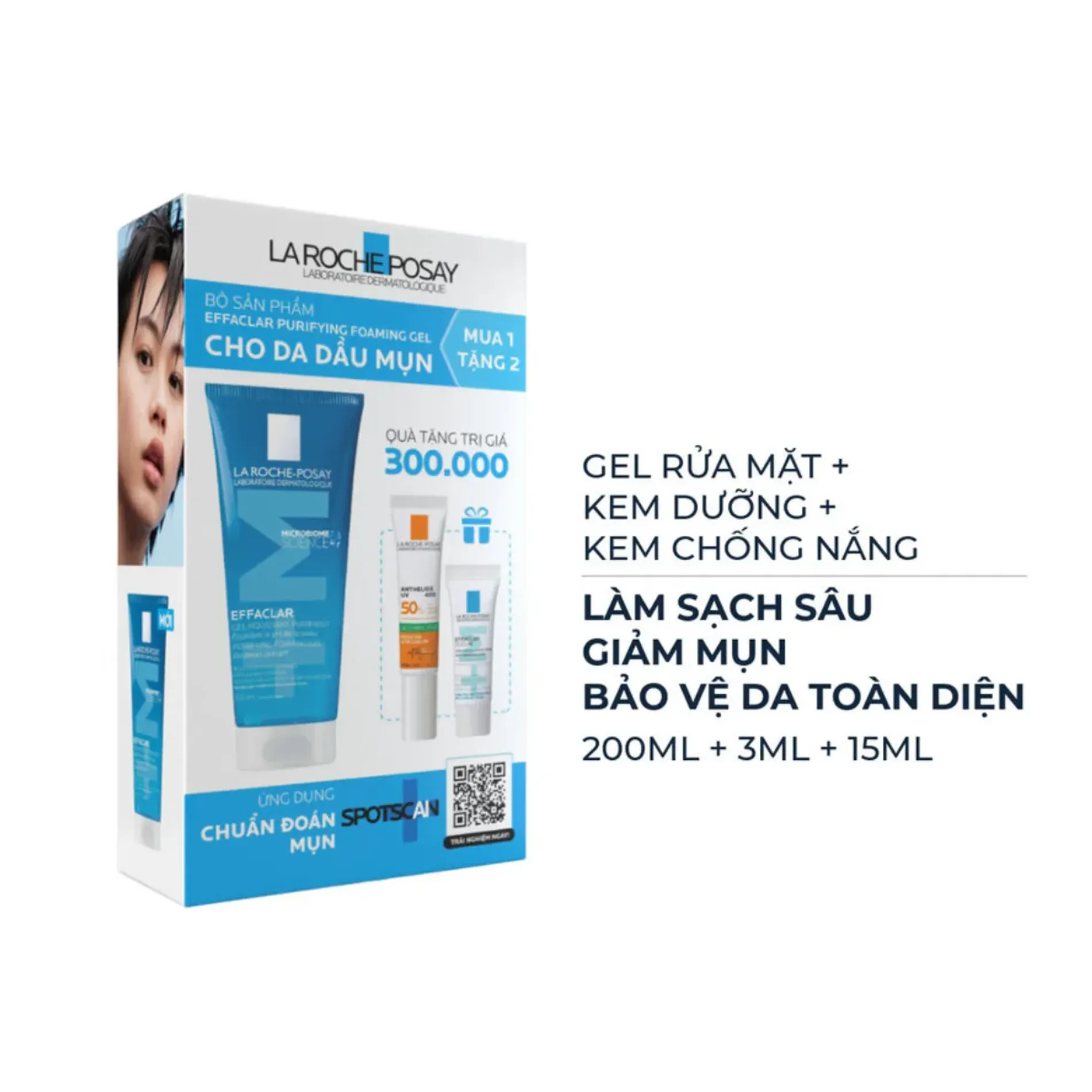 bo-san-pham-la-roche-posay-cho-da-dau-mun-sua-rua-mat-200ml-1