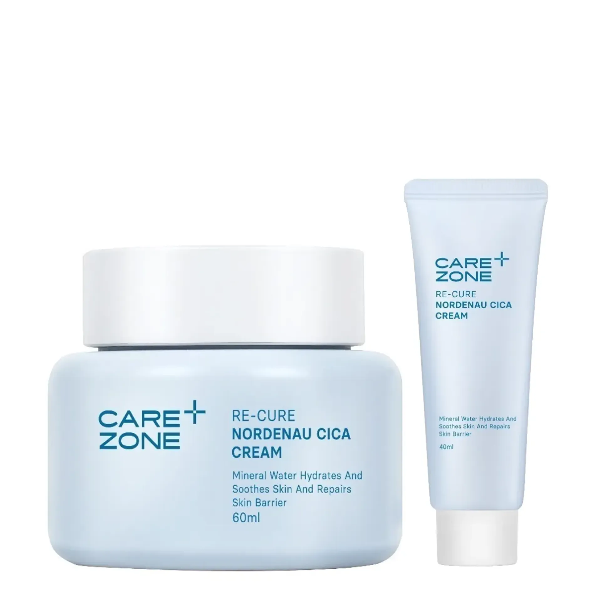 set-2-kem-duong-carezone-cap-am-phuc-hoi-da-re-cure-nordenau-cica-cream-set-6040ml-1