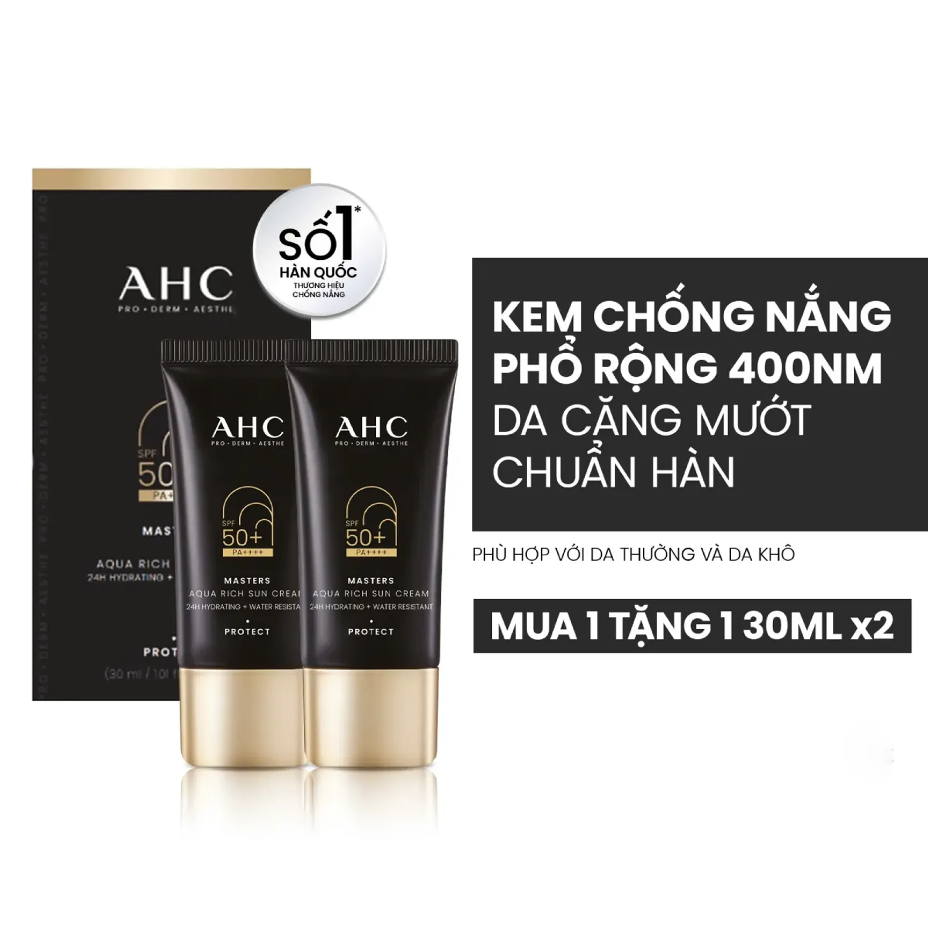 bo-doi-kem-chong-nang-ahc-masters-aqua-rich-sun-cream-duo-set-30ml-x-2-1