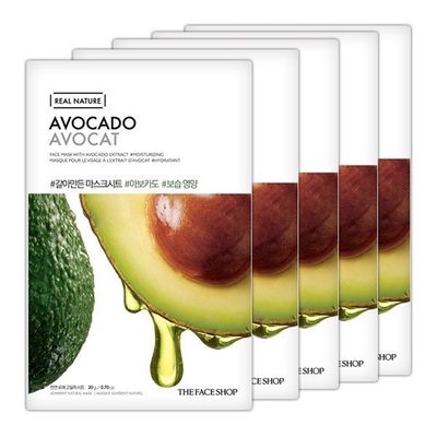 gift-sample-mat-na-giay-phuc-hoi-am-toi-uu-thefaceshop-real-nature-avocado-face-mask-set-5pcs-1