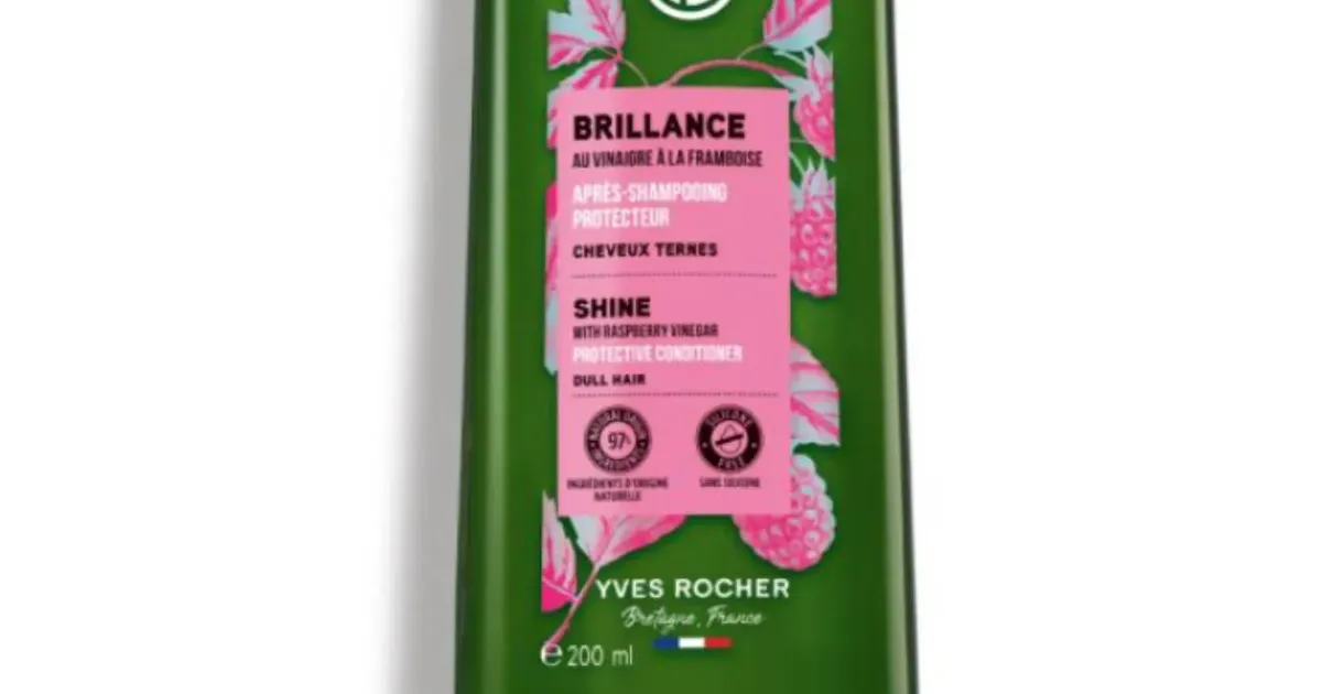 Dầu Xả Yves Rocher Giữ Màu Cho Tóc Nhuộm Và Giúp Tóc Bóng Mượt Shine Protective Conditioner Bottle 200ml