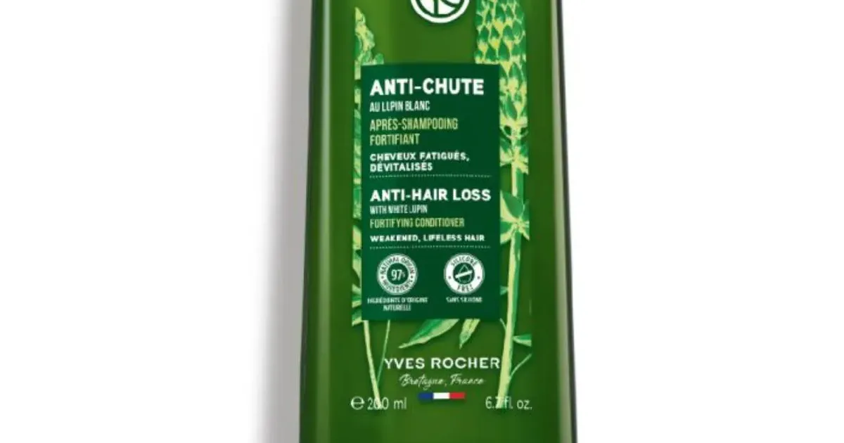 Dầu Xả Yves Rocher Giảm Tóc Gãy Rụng Anti-Hair Loss With White Lupin Fortifying Conditioner Bottle 200ml