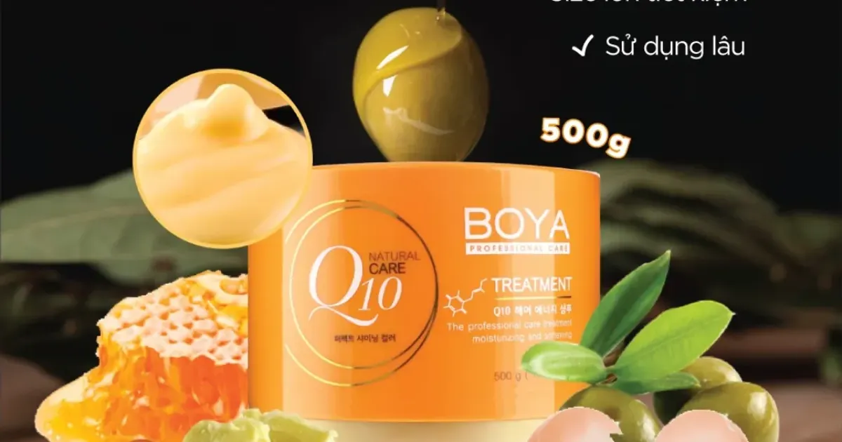 Kem Ủ Tóc Boya Q10 Treatment 500G
