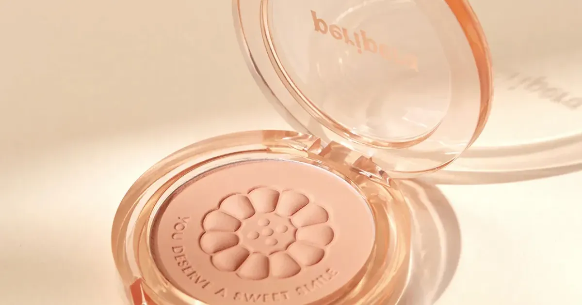 (Ver. K-ookie) Má Hồng Peripera Pure Blushed Sunshine Cheek 4.2G - màu 23 Yakgwa Brown