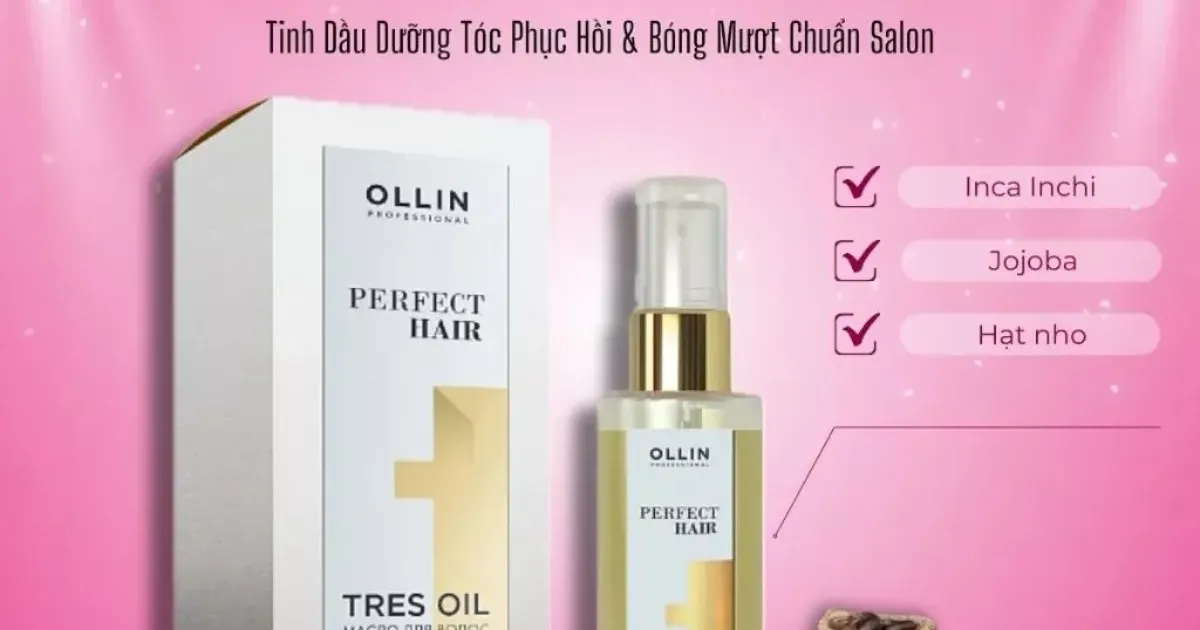 Tinh Dầu Phục Hồi Tóc Cao Cấp Ollin Perfect Hair Tres Oil 50ml