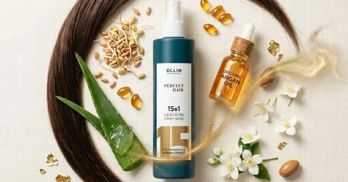 Xịt Dưỡng Tóc Mềm Mượt Ollin Perfect Hair 15 In 1 Leave-In Cream Spray