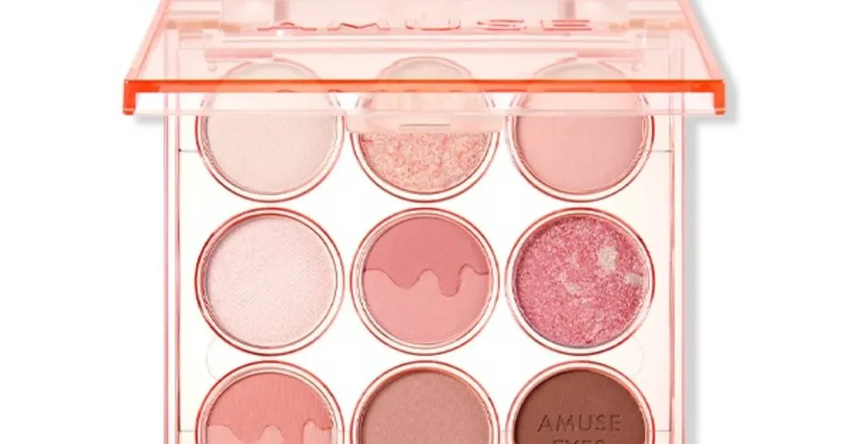 Bảng Phấn Mắt 9 Ô Thuần Chay Amuse Eye Color Palette 11g