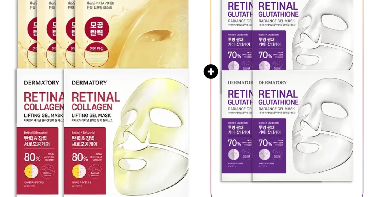 Retina Mix Combo 10 Mặt Nạ Mix Goodal Dưỡng Da Săn Chắc (4 Retinol + 6 Retinal)