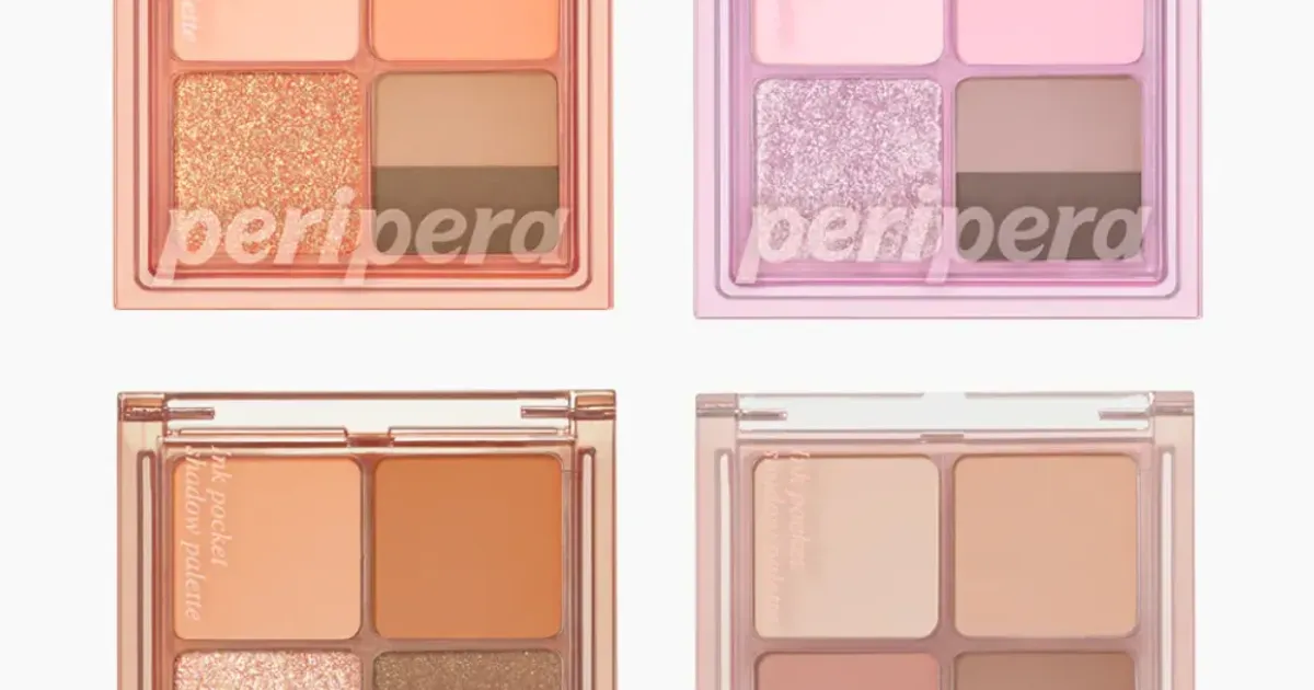 (Phiên bản mới - Soft Berry) Bảng Phấn Mắt Nhũ Peripera Ink Pocket Shadow Palette (6.4G)