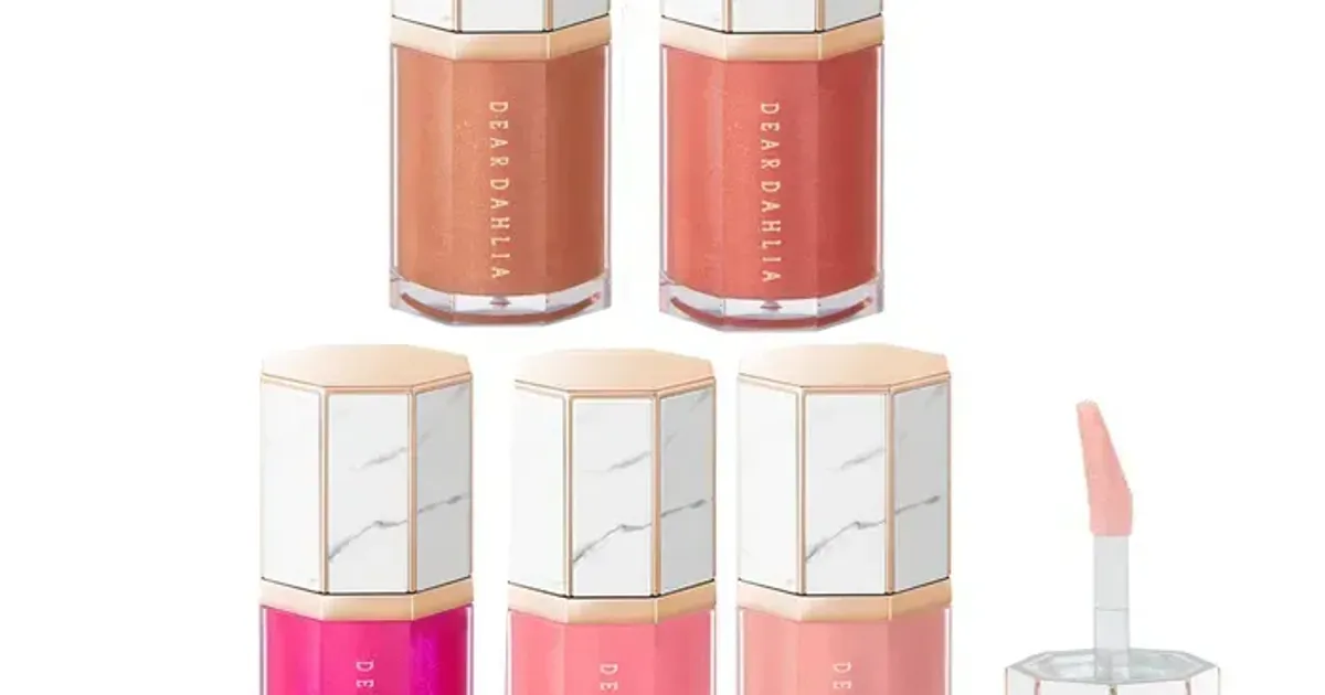 Son Bóng Chăm Sóc Môi Dịu Nhẹ Dear Dahlia Paradise Aurora Shine Lip Treatment (6.5Ml)