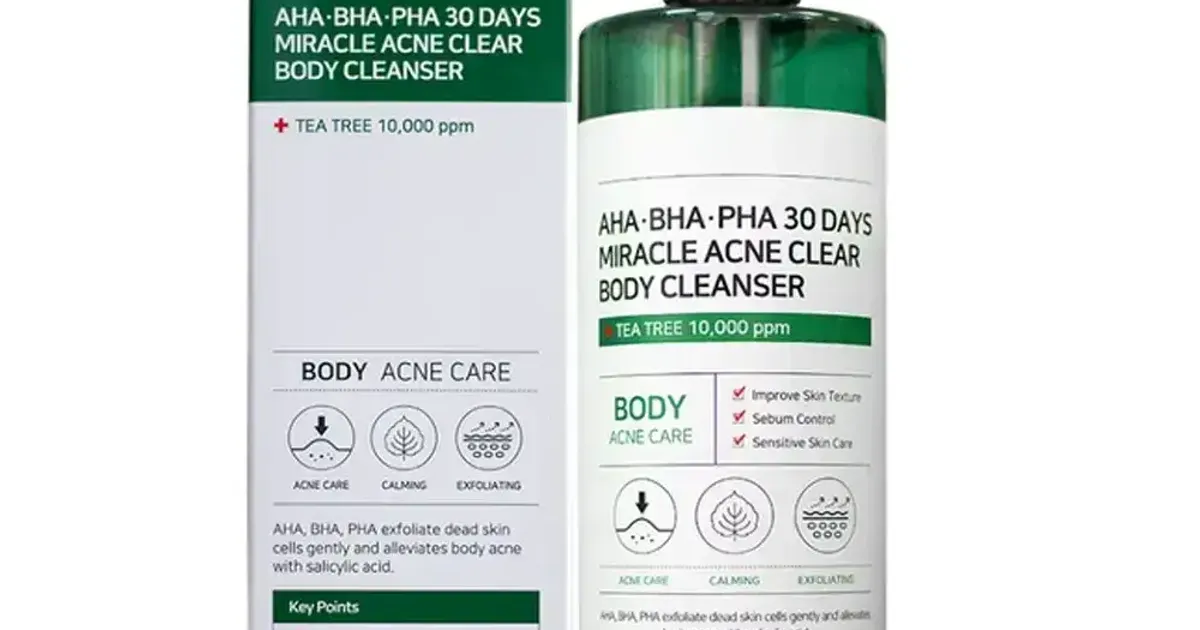 Sữa Tắm Some By Mi AHA BHA PHA 30 Days Miracle Acne Body Cleanser Giảm Mụn Lưng 400g