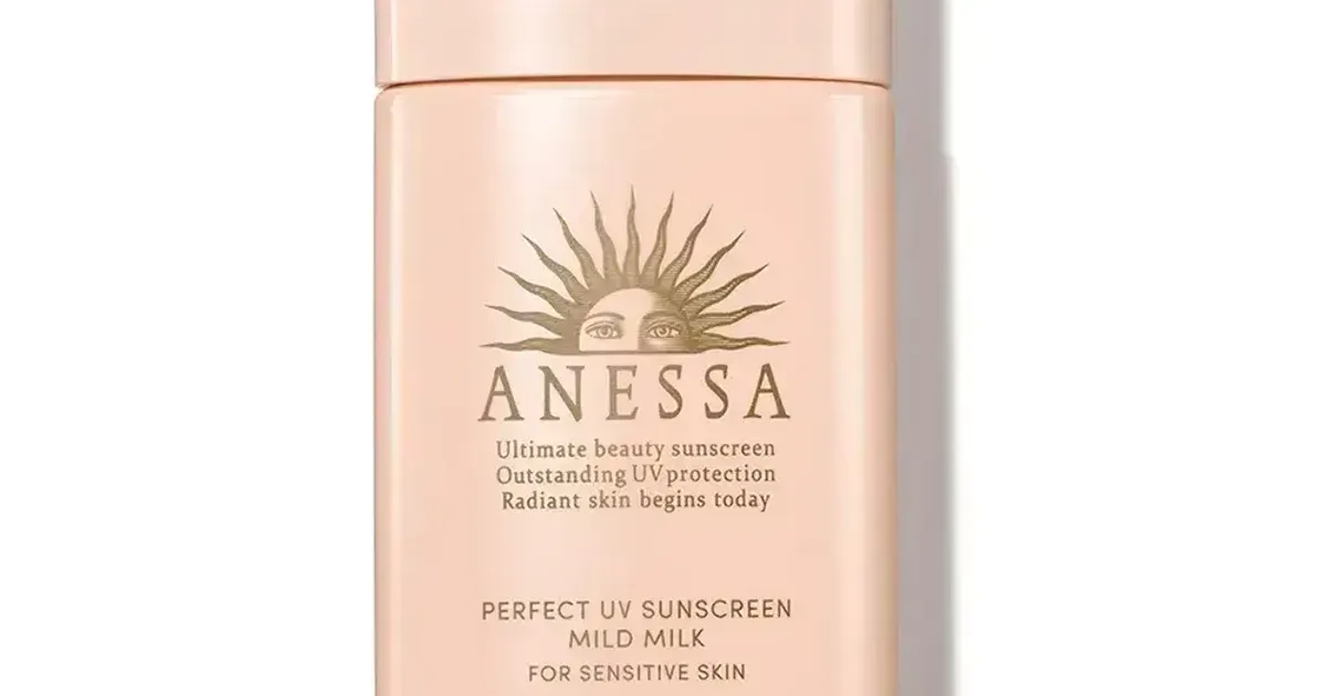 Sữa chống nắng dịu nhẹ cho da nhạy cảm Anessa Perfect UV Sunscreen Mild Milk 60ml
