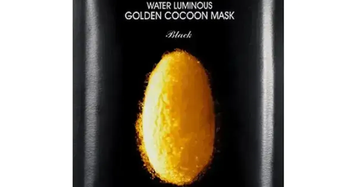 Mặt Nạ Giấy Jmsolution Water Luminous Golden Cocoon Mask Black 45G