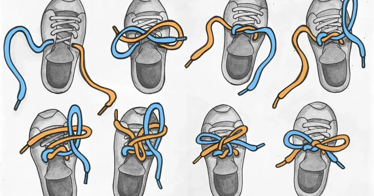 Cách buộc dây giày cho trẻ em như thế nào?
