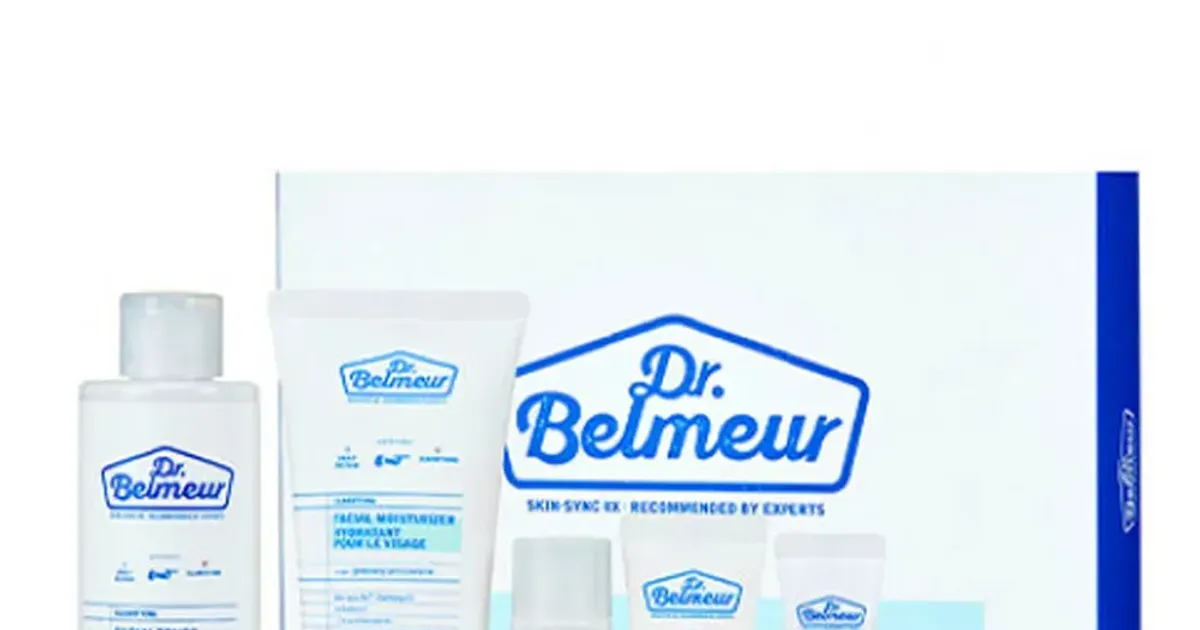 Review bộ The Face Shop trị mụn cho da dầu Dr Belmeur Clarifying Set