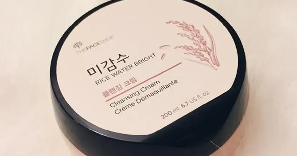 Review kem tẩy trang làm sáng da The Face Shop Rice Water Bright Cleansing Cream