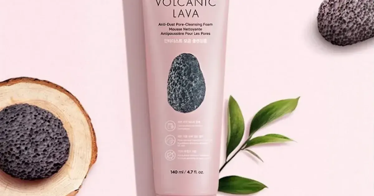 Review sữa rửa mặt làm sạch lỗ chân lông THEFACESHOP Jeju Volcanic Lava