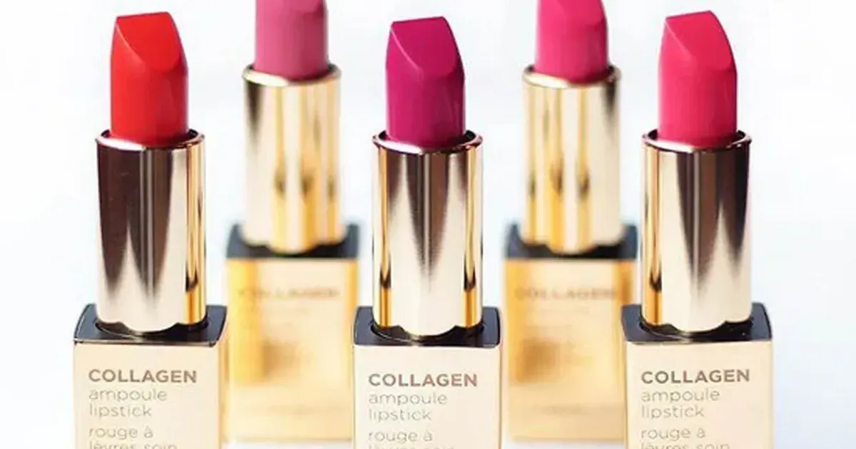 Review ngay son The Face Shop Collagen Ampoule Lipstick được ưa chuộng nhất hiện nay