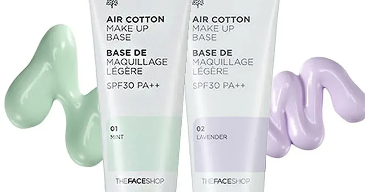 Review kem lót The Face Shop Air Cotton Make Up Base có tốt không?