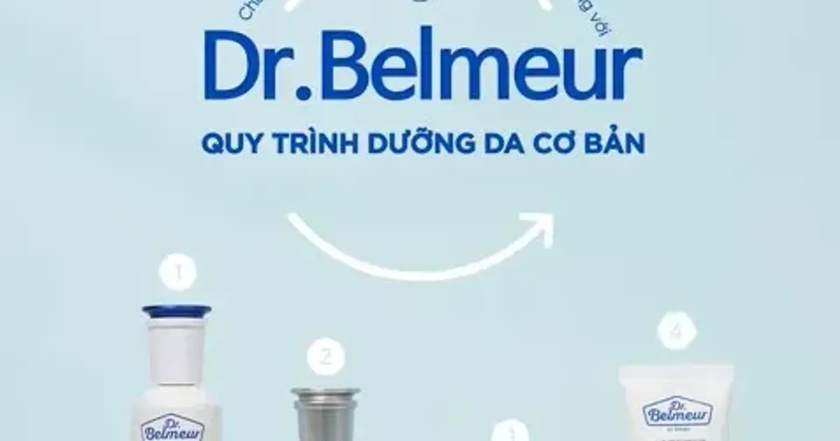 4 bước dưỡng da nhạy cảm hiệu quả cùng Dr. Belmeur - The Face Shop Chính Hãng